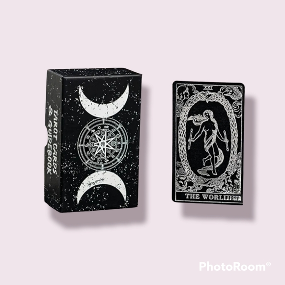 Seed of Life Tarot Cloth & Prophet Silver Foil Tarot Deck - Picture 6 of 10